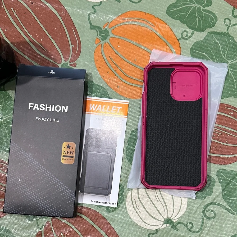 Pink Wallet Case for iPhone 14 pro Max